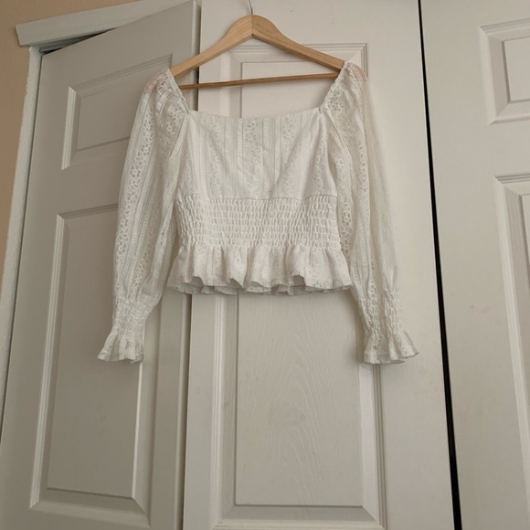 Cottagecore white top - Picture 5 of 5